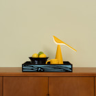 Established & Sons Tiki Portable Lamp Yellow on Shelf