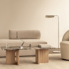 Audo Copenhagen Wing Floor Lamp Aluminium in Lounge