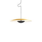 Marset Ginger LED Suspension 42 Brushed Brass White