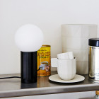 HAY Turn On Table Lamp Black in Kitchen