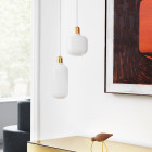 White/Brass Normann Copenhagen Amp Pendants