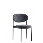 Verpan Series 430 Chair Grey Pattern Black Frame