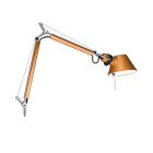 Artemide Tolomeo Micro Clamp Lamp Orange