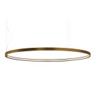 Panzeri Zero Round Horizontal LED Pendant 100 Bronze