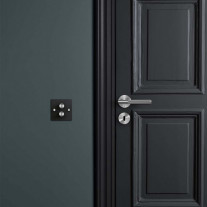 Black/Steel Buster + Punch 2G Dimmer Switch