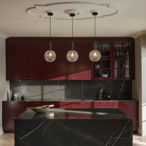 Nuura Miira 1 Large Pendant Rock Grey/Optic Clear