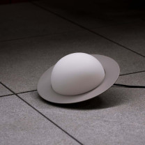 AGO Alley Table Tilt Table Lamp - Tilt Mud Grey Off