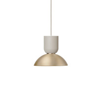 Ferm Living Collect Brass Pendant Hoop Bell Grey