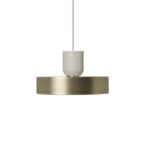 Ferm Living Collect Brass Pendant Record Grey Bell