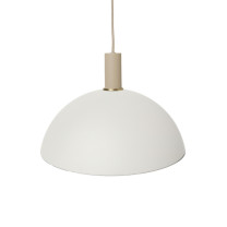 Ferm Living Collect Low Socket Pendant Dome Cashmere White