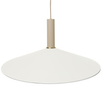 Ferm Living Collect High Socket Pendant Angle Cashmere White