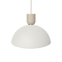 Ferm Living Collect Bell Socket Pendant Disc Cashmere White