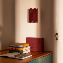 Auburn Red HAY Arcs Wall Light