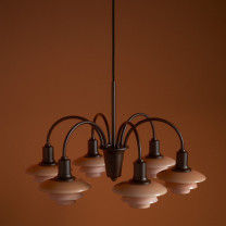 Louis Poulsen PH 1/1 Chandelier Centenary Edition 6 Arm- Off