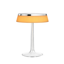 Flos Bon Jour LED Table - Chrome, Fabric Crown