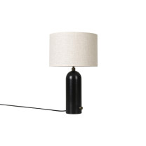 Gubi Gravity Table Lamp Black Steel Canvas Small