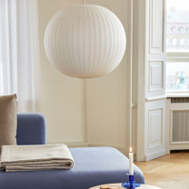 HAY Nelson Ball Bubble Pendant Above Sofa
