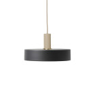 Ferm Living Collect Low Socket Pendant Record Cashmere Black