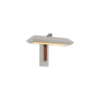 Bert Frank Rinato LED Single Wall Light Satin Nickel White