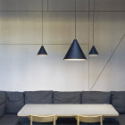 Black Flos String Light Cone LED Pendants