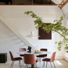 &Tradition P376 Pendant White Above Dining Table