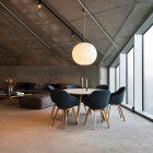 HAY Nelson Ball Bubble Pendant Above Table