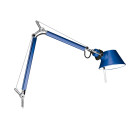 Artemide Tolomeo Micro Clamp Lamp Blue