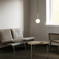 Nuura Miira 1 Pendant Brass/Opal White