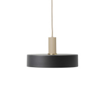 Ferm Living Collect Low Socket Pendant Record Cashmere Black
