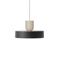 Ferm Living Collect Bell Socket Pendant Record Cashmere Black