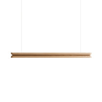 Hollis + Morris Beaufort M2 Horizontal LED Pendant - 60, Natural Oak