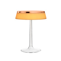 Flos Bon Jour LED Table - Copper, Fabric Crown