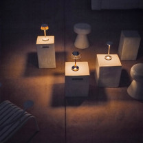 Flos Bon Jour Unplugged LED Portable Lamp - Switched on