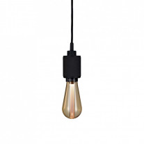 Buster + Punch Heavy Metal Pendant - Black with Gold Bulb
