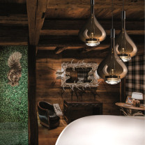 Lodes Sky-Fall LED Pendant Copper Clusters