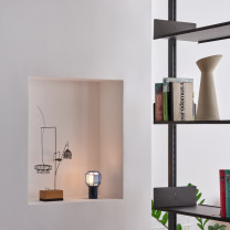 Marset Chispa Outdoor LED Portable Table Lamp Lifestyle Shelves 3