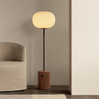 Audo Copenhagen JWDA Floor Lamp Verona Travertine in Living Room