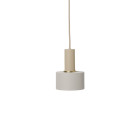 Ferm Living Collect Low Socket Pendant Disc Cashmere Grey
