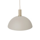 Ferm Living Collect Low Socket Pendant Dome Cashmere Grey