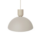 Ferm Living Collect Bell Socket Pendant Disc Cashmere Grey