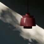 &Tradition Utzon Dark Burgundy Pendant On Situ