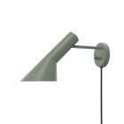 AJ Wall Lamp Pale Patroleum Cable & Plug
