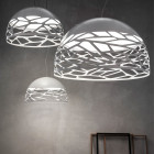 Lodes Kelly Dome Pendant White All Sizes