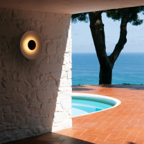 Marset Ginger C LED Outdoor Wall Light Lifestyle Pool