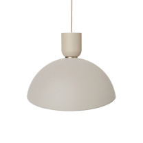 Ferm Living Collect Bell Socket Pendant Disc Cashmere Grey
