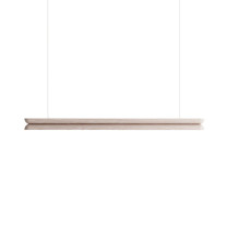 Hollis + Morris Beaufort M2 Horizontal LED Pendant - 60, White Oak