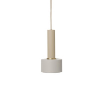 Ferm Living Collect High Socket Pendant Disc Cashmere Grey
