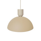 Ferm Living Collect Bell Socket Pendant Disc Cashmere Cashmere