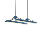 Bert Frank Rinato LED Linear Pendant Satin Nickel Blue