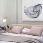 Bestlite BL6 Wall Light Bone China Shade/Brass Base